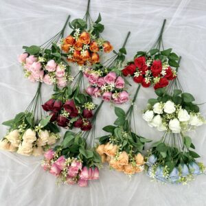 12‑head artificial Flower Bouquets /rose bouquet in Akure Nigeria